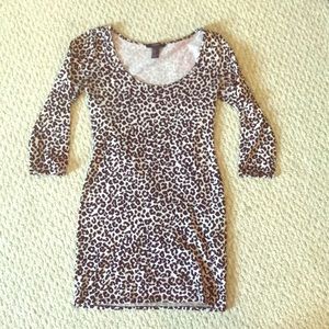 Forever 21 cheetah print mini dress
